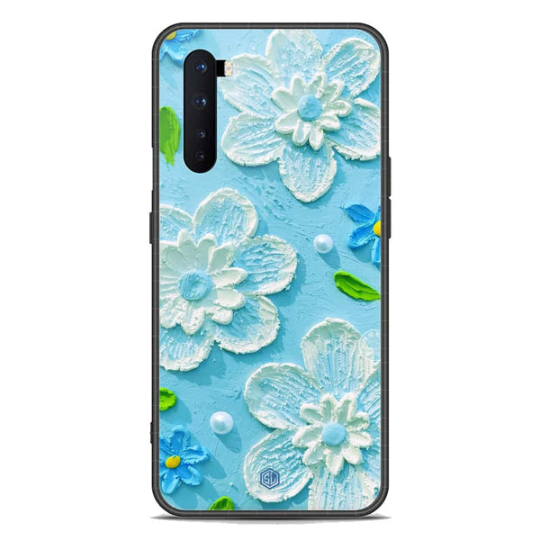 Floral Series Soft Phone Case - Premium Glass Case - Design 3 - OnePlus Nord