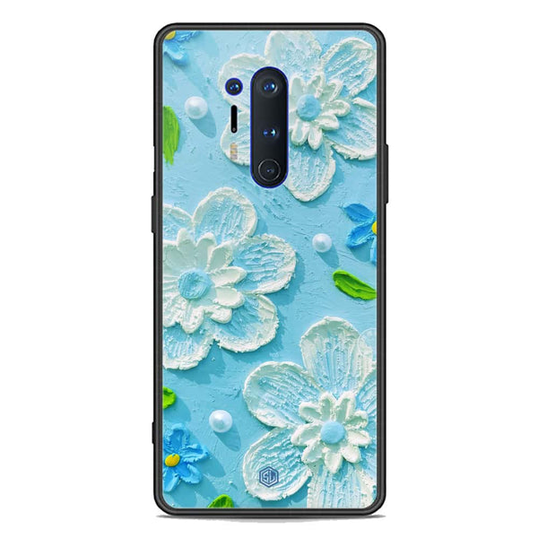 Floral Series Soft Phone Case - Premium Glass Case - Design 3 - OnePlus 8 Pro