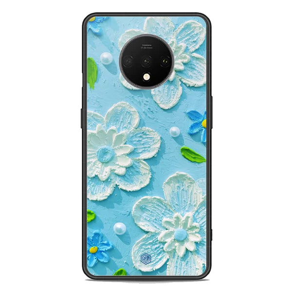 Floral Series Soft Phone Case - Premium Glass Case - Design 3 - OnePlus 7T