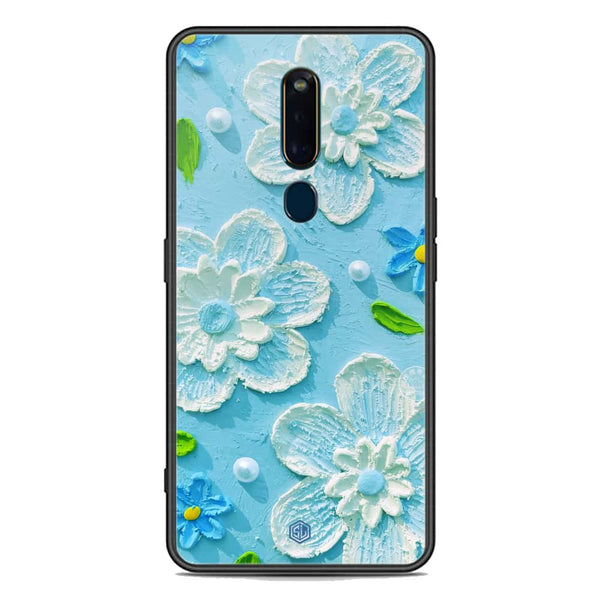 Floral Series Soft Phone Case - Premium Glass Case - Design 3 - Oppo R19