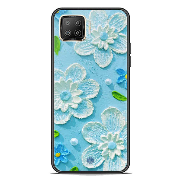 Floral Series Soft Phone Case - Premium Glass Case - Design 3 - Oppo F17 Pro