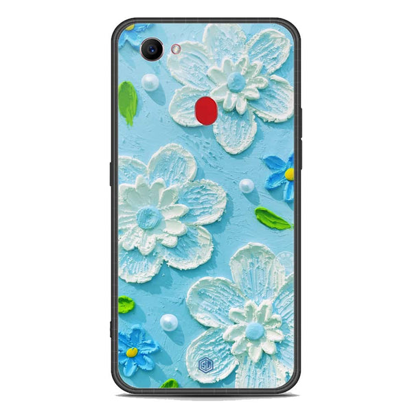 Floral Series Soft Phone Case - Premium Glass Case - Design 3 - Oppo F7