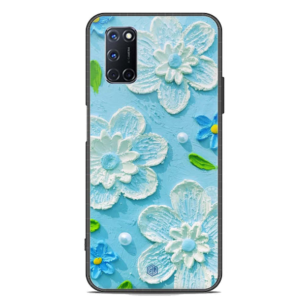 Floral Series Soft Phone Case - Premium Glass Case - Design 3 - Oppo A92