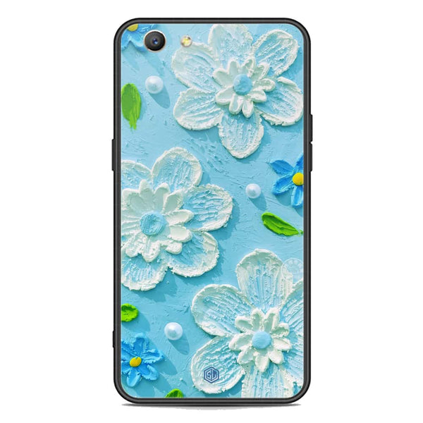 Floral Series Soft Phone Case - Premium Glass Case - Design 3 - Oppo A59