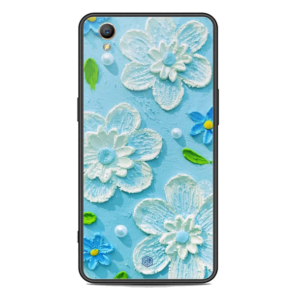 Floral Series Soft Phone Case - Premium Glass Case - Design 3 - Oppo A37