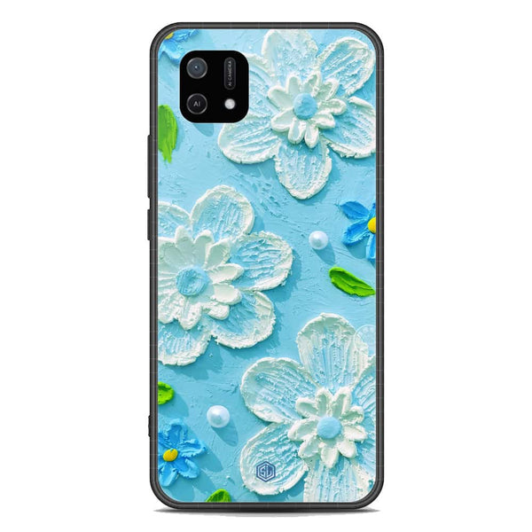 Floral Series Soft Phone Case - Premium Glass Case - Design 3 - Oppo A16K