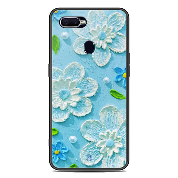 Floral Series Soft Phone Case - Premium Glass Case - Design 3 - Oppo A7x