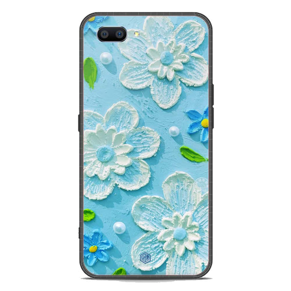 Floral Series Soft Phone Case - Premium Glass Case - Design 3 - Oppo A3s