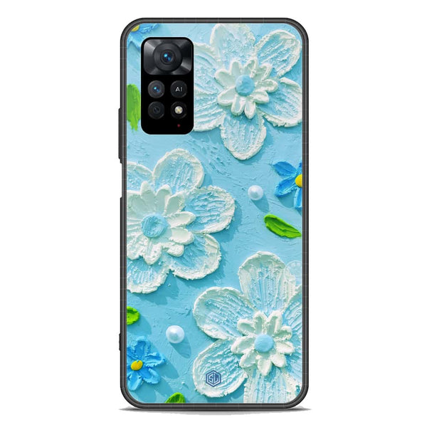 Floral Series Soft Phone Case - Premium Glass Case - Design 3 - Xiaomi Redmi Note 11E Pro