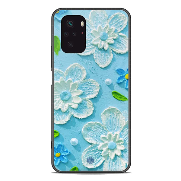 Floral Series Soft Phone Case - Premium Glass Case - Design 3 - Xiaomi Redmi Note 10 4G