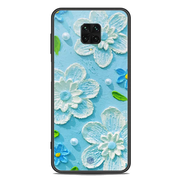 Floral Series Soft Phone Case - Premium Glass Case - Design 3 - Xiaomi Redmi Note 9 Pro