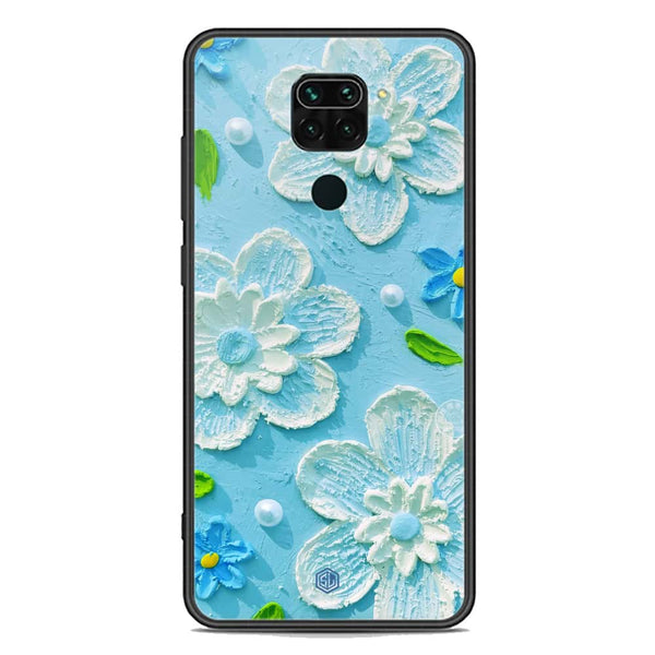 Floral Series Soft Phone Case - Premium Glass Case - Design 3 - Xiaomi Redmi Note 9