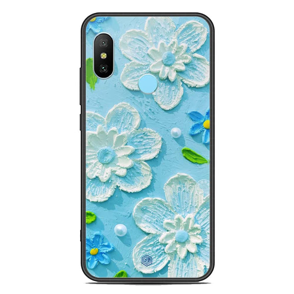 Floral Series Soft Phone Case - Premium Glass Case - Design 3 - Xiaomi Redmi Note 6