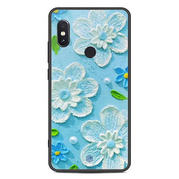 Floral Series Soft Phone Case - Premium Glass Case - Design 3 - Xiaomi Redmi Note 5 Pro