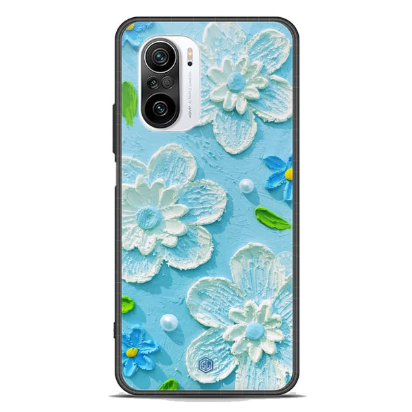 Floral Series Soft Phone Case - Premium Glass Case - Design 3 - Xiaomi Redmi K40 Pro