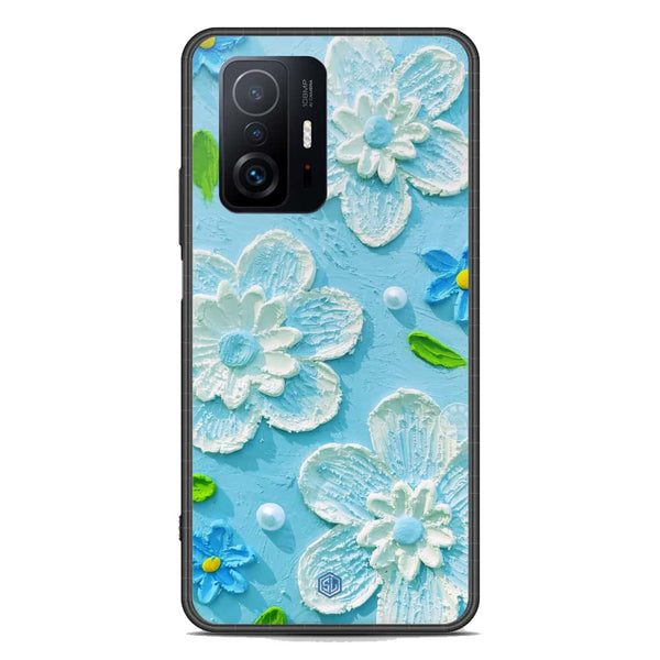 Floral Series Soft Phone Case - Premium Glass Case - Design 3 - Xiaomi 11T Pro