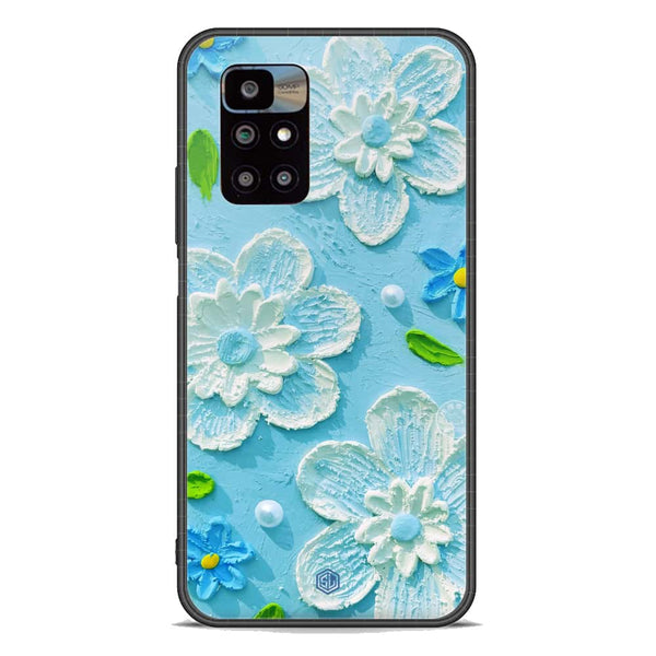 Floral Series Soft Phone Case - Premium Glass Case - Design 3 - Xiaomi Redmi 10 Prime