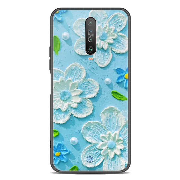 Floral Series Soft Phone Case - Premium Glass Case - Design 3 - Xiaomi Poco X2