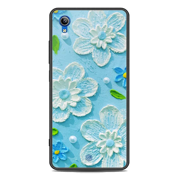 Floral Series Soft Phone Case - Premium Glass Case - Design 3 - Vivo Y91C