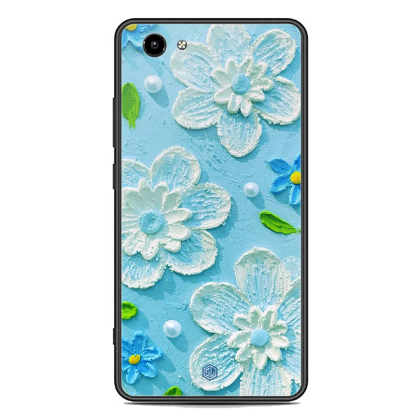 Floral Series Soft Phone Case - Premium Glass Case - Design 3 - Vivo Y71