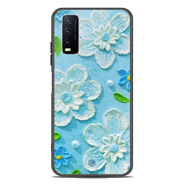 Floral Series Soft Phone Case - Premium Glass Case - Design 3 - Vivo Y20i