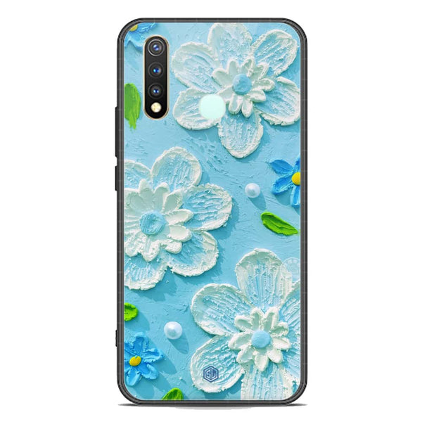 Floral Series Soft Phone Case - Premium Glass Case - Design 3 - Vivo Y19