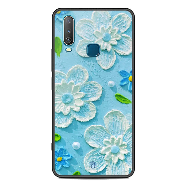 Floral Series Soft Phone Case - Premium Glass Case - Design 3 - Vivo Y17