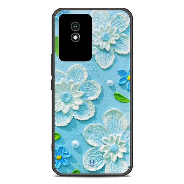 Floral Series Soft Phone Case - Premium Glass Case - Design 3 - Vivo Y11 2023