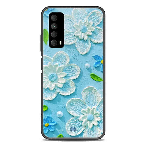 Floral Series Soft Phone Case - Premium Glass Case - Design 3 - Huawei Y7a