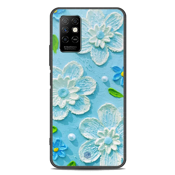 Floral Series Soft Phone Case - Premium Glass Case - Design 3 - Infinix Note 8i