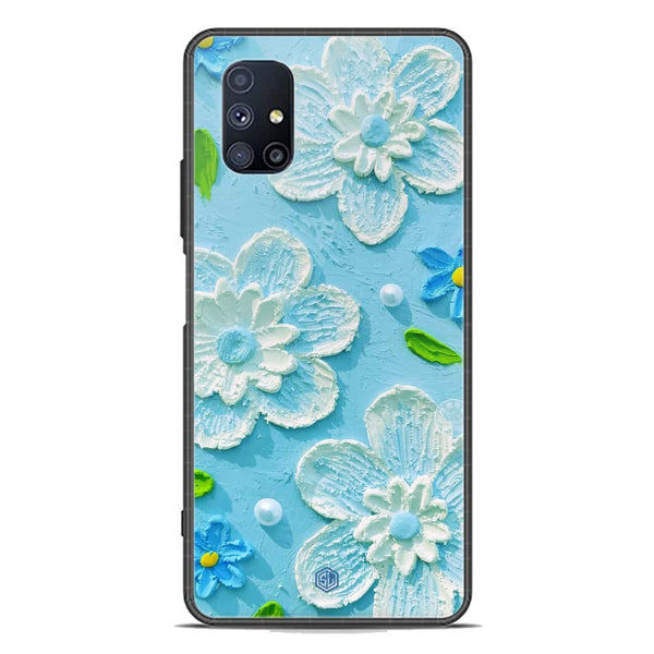 Floral Series Soft Phone Case - Premium Glass Case - Design 3 - Samsung Galaxy M51