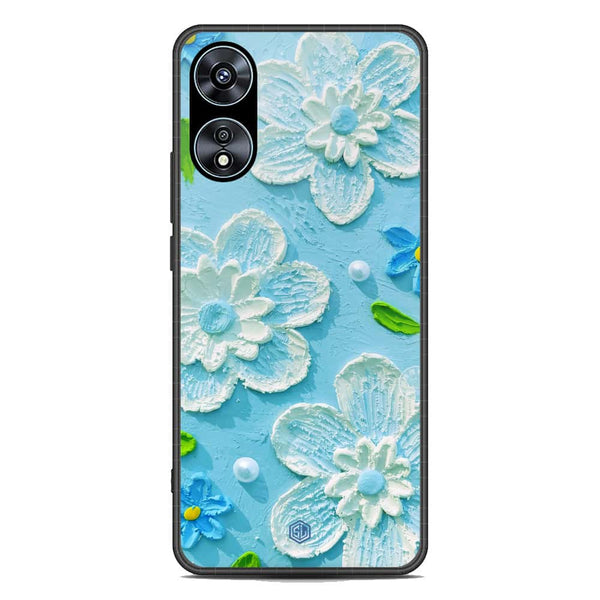 Floral Series Soft Phone Case - Premium Glass Case - Design 3 - Oppo A78 4G