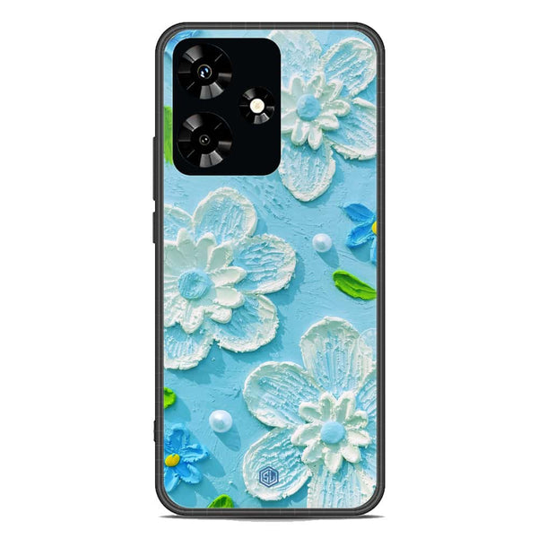 Floral Series Soft Phone Case - Premium Glass Case - Design 3 - Infinix Hot 30