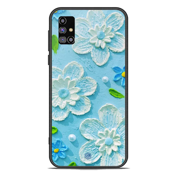 Floral Series Soft Phone Case - Premium Glass Case - Design 3 - Samsung Galaxy M31s