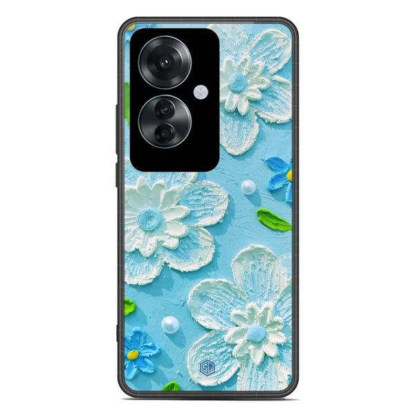 Floral Series Soft Phone Case - Premium Glass Case - Design 3 - Oppo Reno 11F