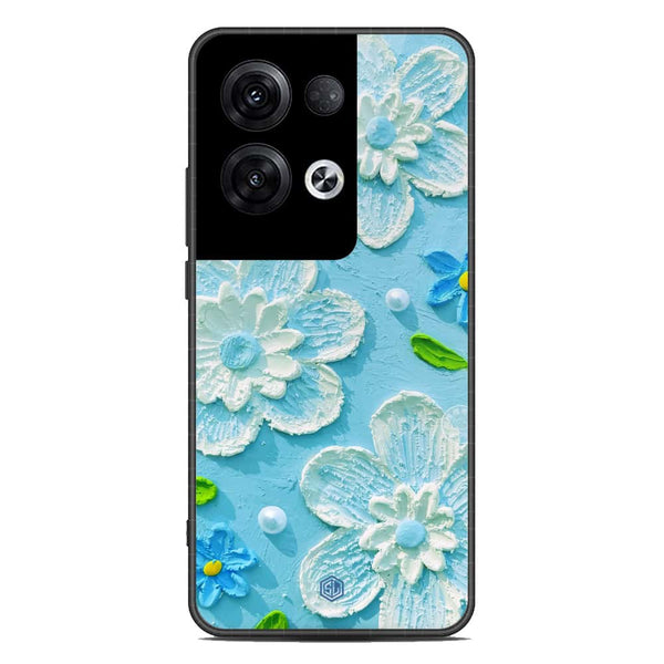 Floral Series Soft Phone Case - Premium Glass Case - Design 3 - Oppo Reno 8 Pro Plus