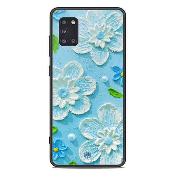 Floral Series Soft Phone Case - Premium Glass Case - Design 3 - Samsung Galaxy A31