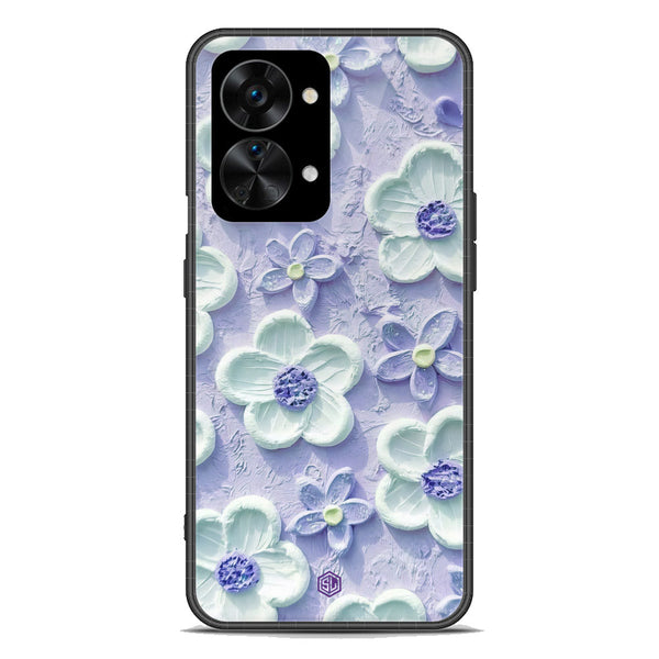 Floral Series Soft Phone Case - Premium Glass Case - Design 4 - OnePlus Nord 2T