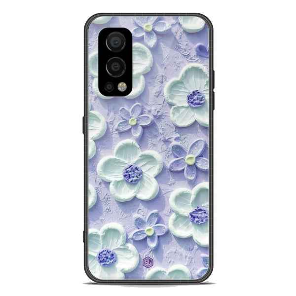 Floral Series Soft Phone Case - Premium Glass Case - Design 4 - OnePlus Nord 2