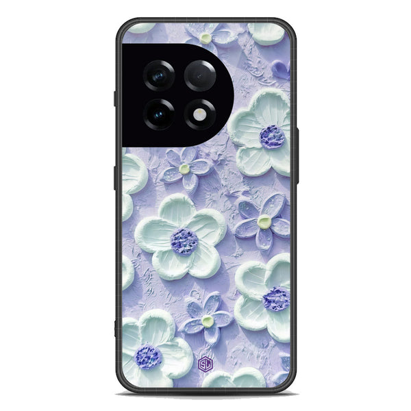 Floral Series Soft Phone Case - Premium Glass Case - Design 4 - OnePlus Ace 2