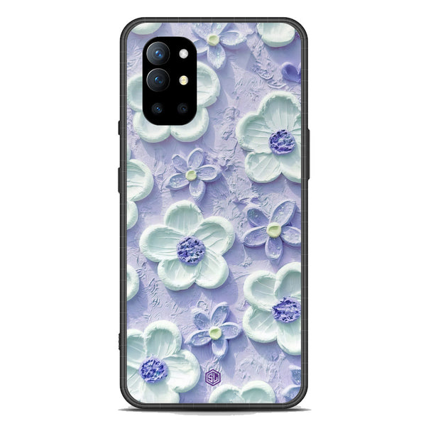 Floral Series Soft Phone Case - Premium Glass Case - Design 4 - OnePlus 9R