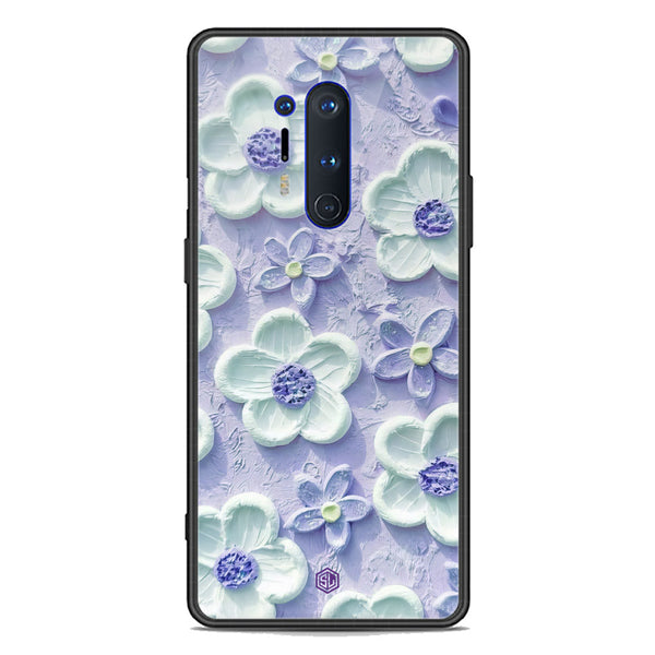 Floral Series Soft Phone Case - Premium Glass Case - Design 4 - OnePlus 8 Pro