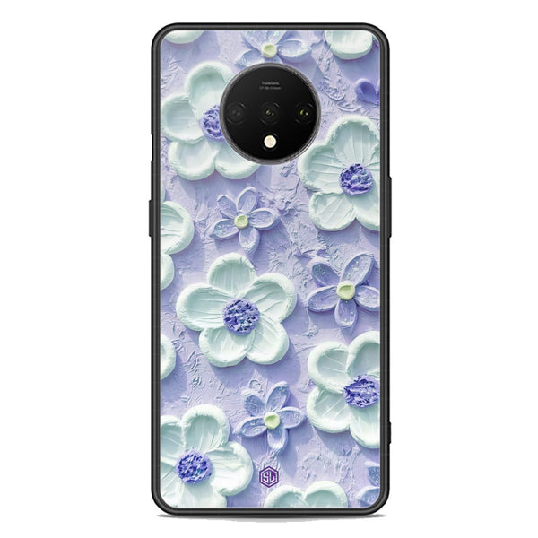 Floral Series Soft Phone Case - Premium Glass Case - Design 4 - OnePlus 7T