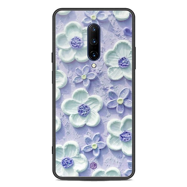 Floral Series Soft Phone Case - Premium Glass Case - Design 4 - OnePlus 7 Pro