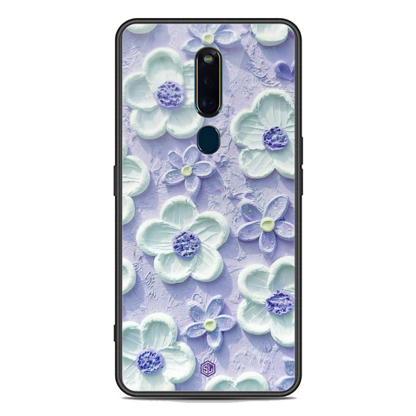 Floral Series Soft Phone Case - Premium Glass Case - Design 4 - Oppo R19