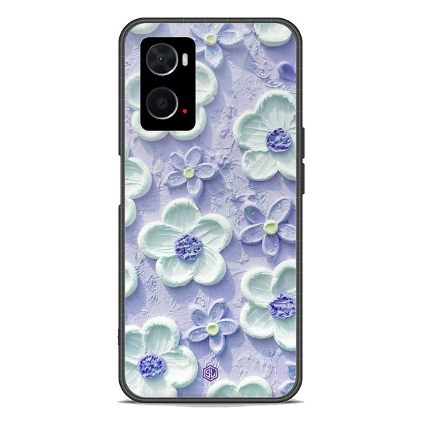 Floral Series Soft Phone Case - Premium Glass Case - Design 4 - Oppo K10 5G