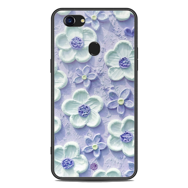 Floral Series Soft Phone Case - Premium Glass Case - Design 4 - Oppo F5