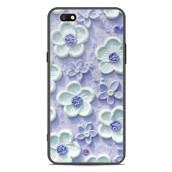 Floral Series Soft Phone Case - Premium Glass Case - Design 4 - Oppo F3