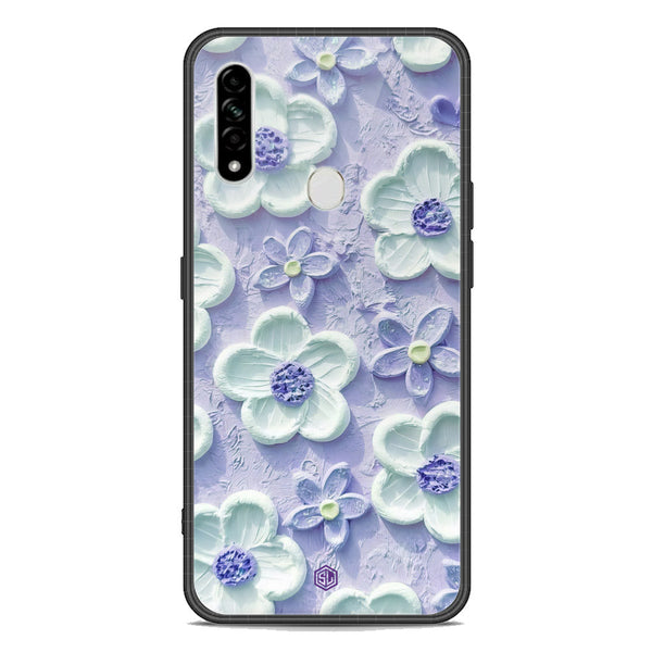 Floral Series Soft Phone Case - Premium Glass Case - Design 4 - Oppo A31