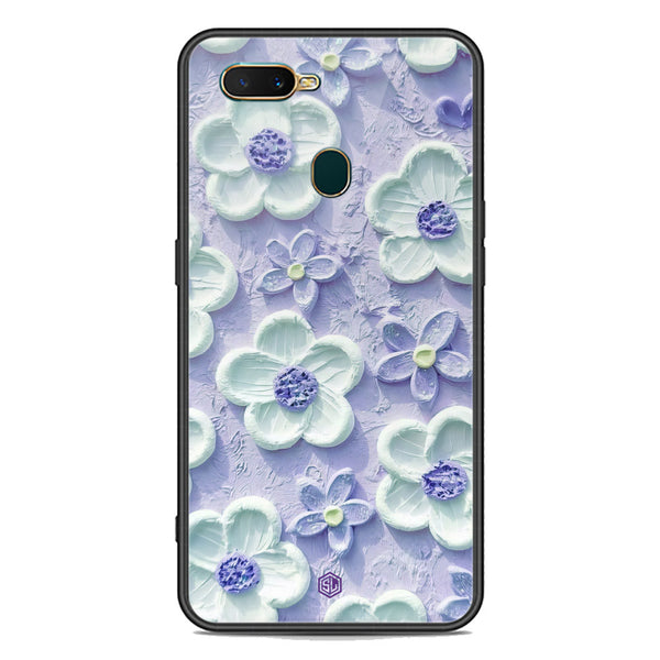 Floral Series Soft Phone Case - Premium Glass Case - Design 4 - Oppo A12s